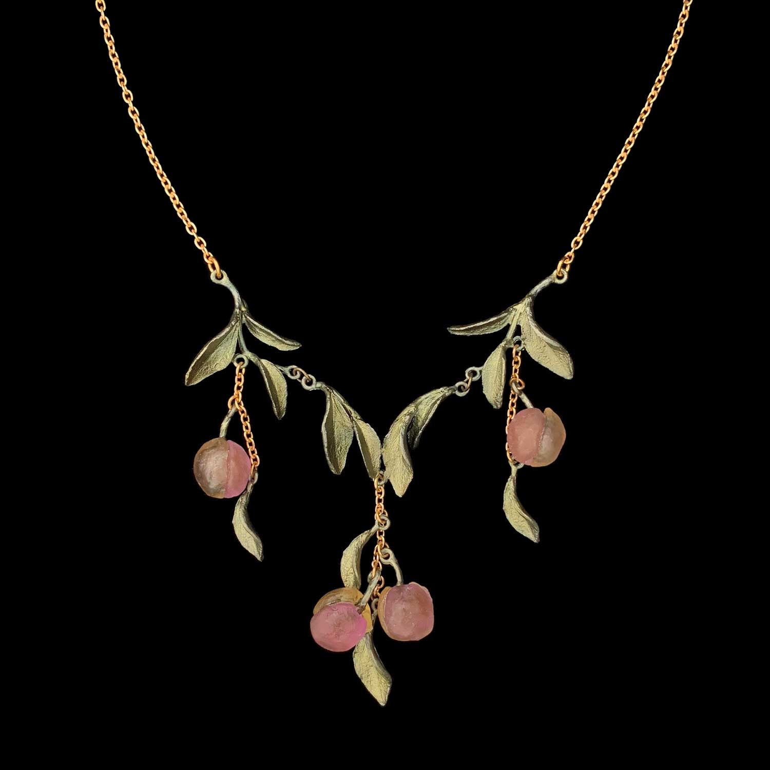 Peach Tree Necklace