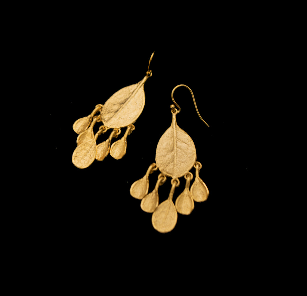 Fine Bahamian Bay Leaf Earrings