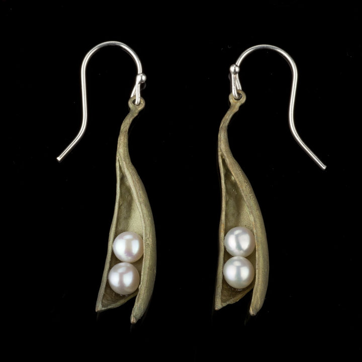 Pea Pod Earrings - Drop