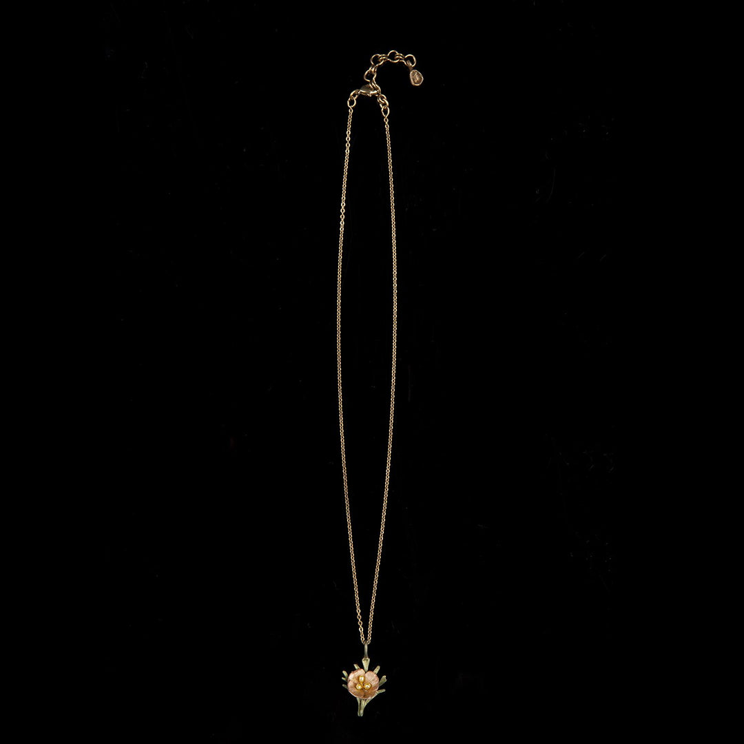 California Poppy Pendant - Petite Flower