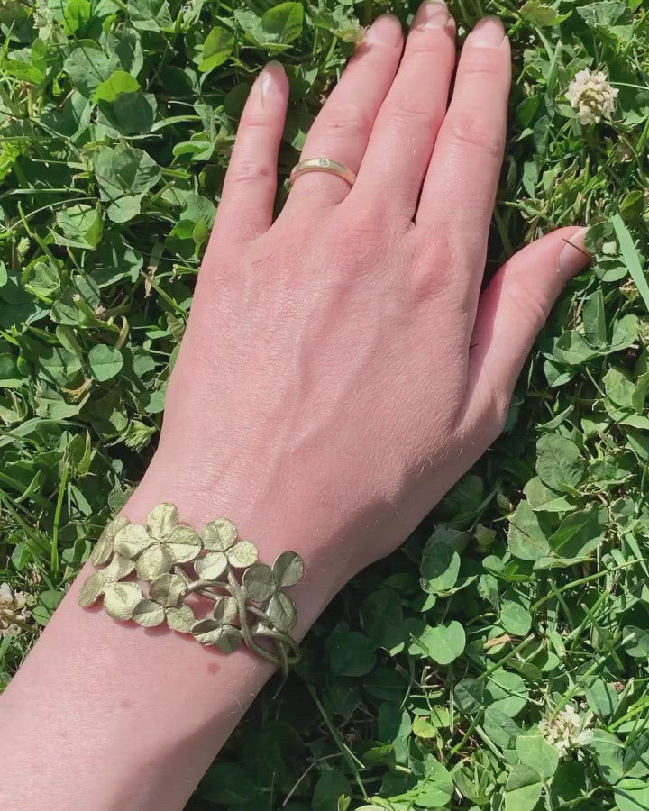 Clover Cuff Bracelet