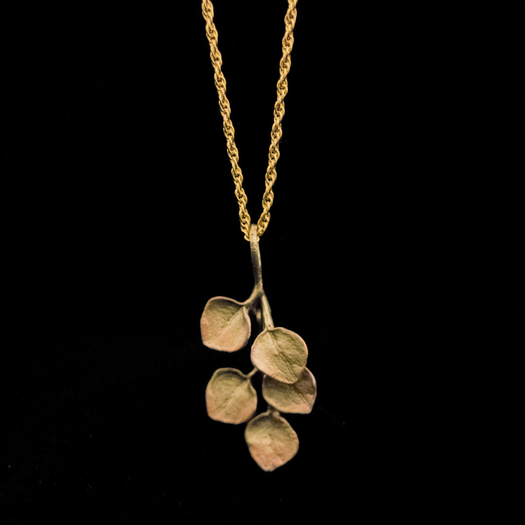 Fine Survivor Tree Leaf Pendant