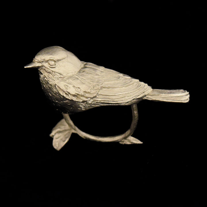 Kirtland Warbler Napkin Holders - Pewter