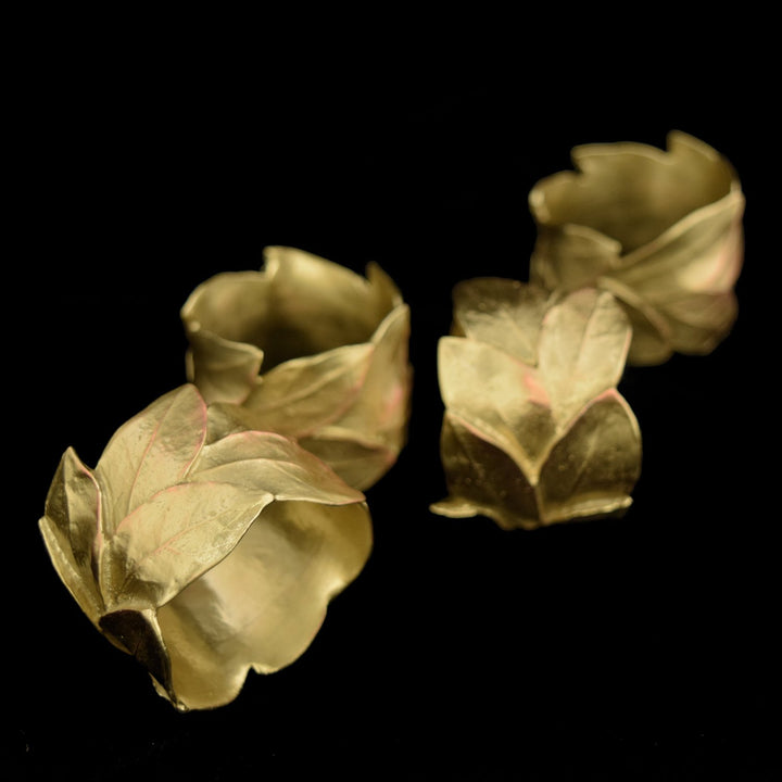 Bay Leaf Napkin Rings - Bronze