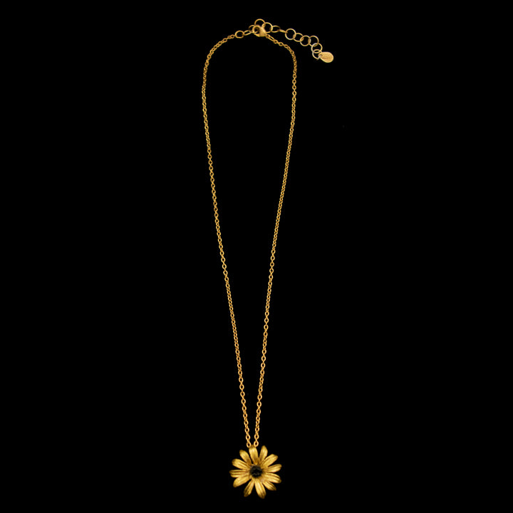 Black-Eyed Susan Pendant - Dainty