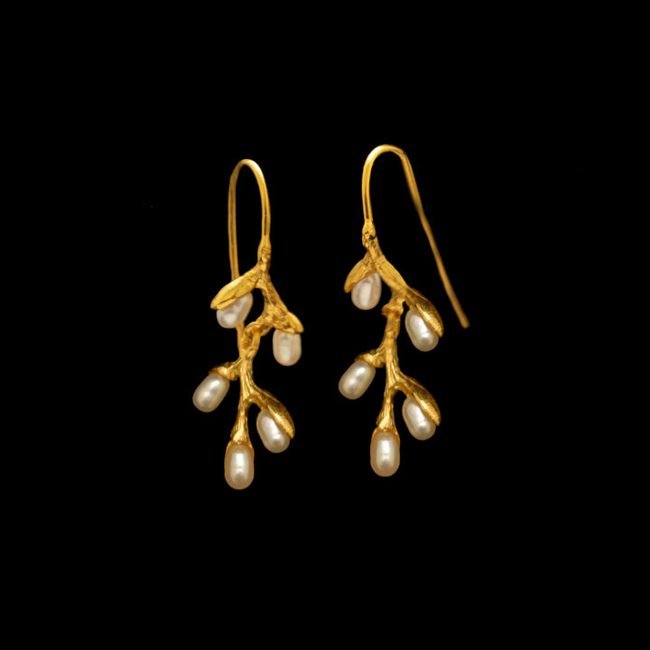 Fine Pussy Willow Wire Earrings