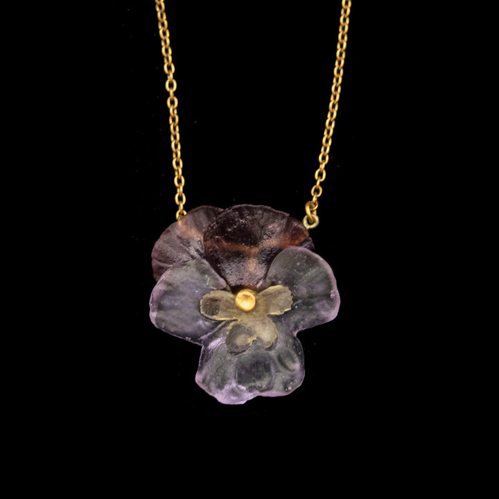 Pansies Pendant - Flower