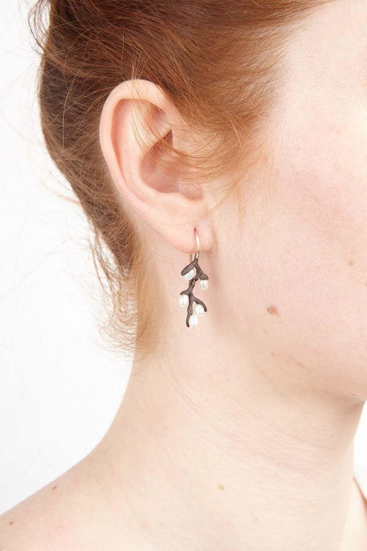 Pussy Willow Earrings - Wire Drop