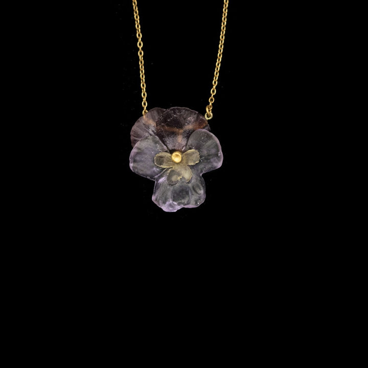 Pansies Pendant - Flower