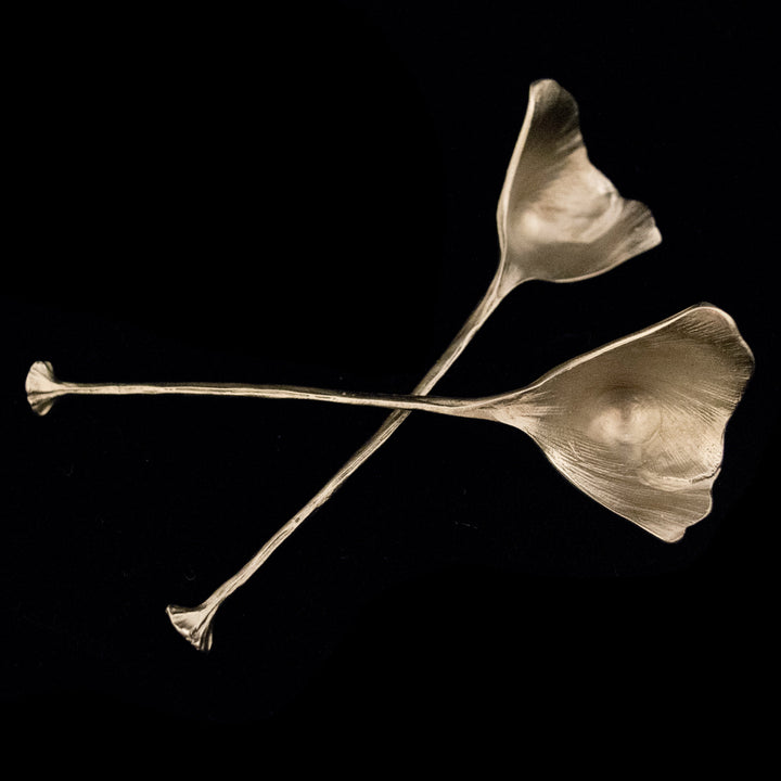 Ginkgo Spoons - Pewter