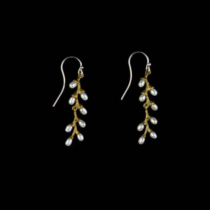 Rice Earrings - Pearl Wire