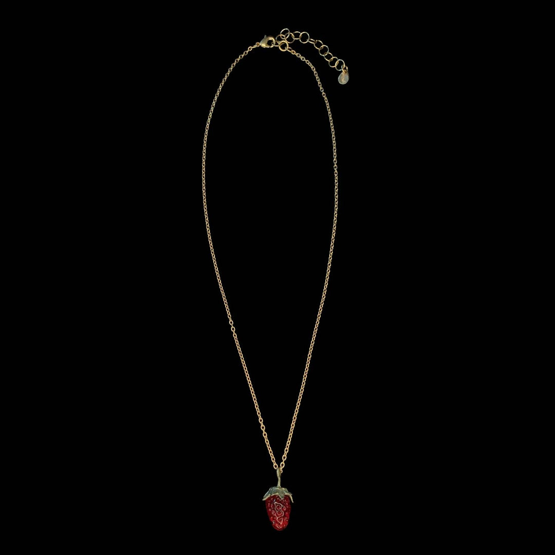 Strawberry Pendant - Dainty Berry