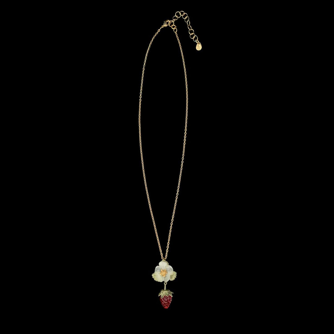 Strawberry Pendant - Single Drop Flower