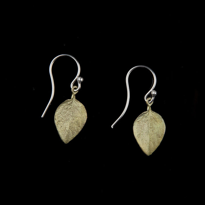 Sweet Basil Earrings - Small Leaf